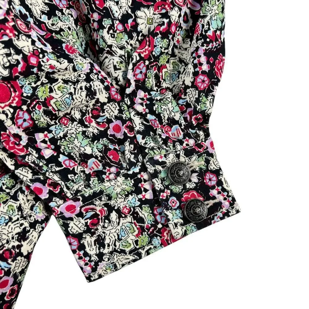 New Women’s Cinq A Sept Party-Print Peplum Lizzie Jacket Size 8